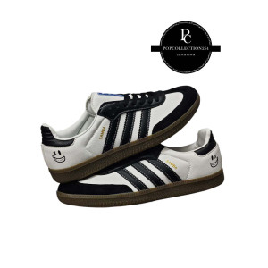 ADIDAS SAMBA WHITE BLACK GUM SOLE