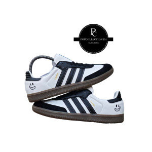 ADIDAS SAMBA WHITE BLACK GUM SOLE